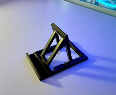  foldable phone holder stand (حامل حامل هاتف قابل للطي) | متجر Ibda3D الجزائر